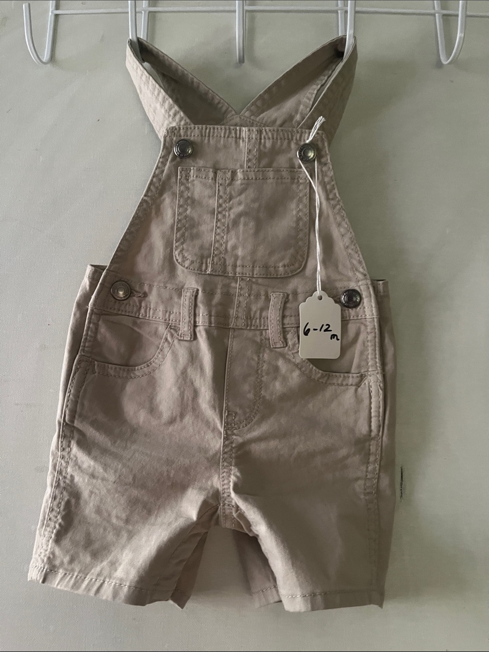 Old Navy Tan Short Overalls for Kids